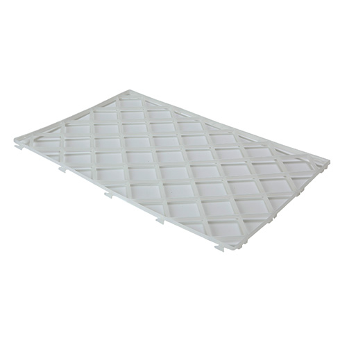 10 Interlocking White Glass Mats for Pubs and Bars